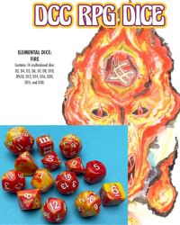Book Cover for DCC RPG Dice Set Elemental Dice by Harley Stroh