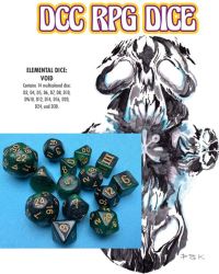 Book Cover for DCC RPG Dice - Elemental Dice Void by Harley Stroh