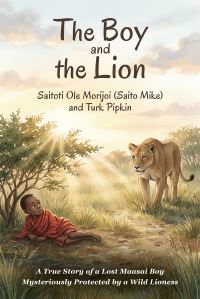 Book Cover for The Boy and the Lion by Saitoti Ole Morijoi, Turk Pipkin