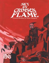 Book Cover for Sky of Crimson Flame (DCC RPG) by Thorin Thompson
