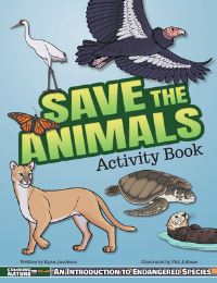 Book Cover for Save the Animals Activity Book by Ryan Jacobson