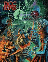 Book Cover for Dungeon Crawl Classics Core Rulebook - William McAusland Cover by Joseph Goodman, William McAusland