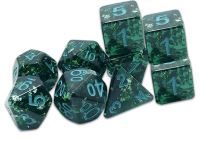 Book Cover for Verdigris Grecian Vase Dice - Traditional 9-Set by Goodman Staff