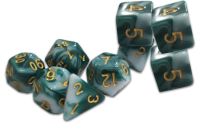 Book Cover for Thracian Smokey Sacrifice Dice - Traditional 9-Set by Goodman Staff