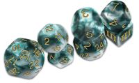 Book Cover for Thracian Smokey Sacrifice Dice - DCC Funky 7-Set by Goodman Staff