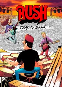 Book Cover for RUSH Coloring Book by David Calcano