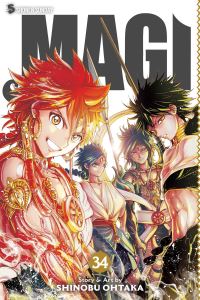 Book Cover for Magi 34 by Shinobu Otaka