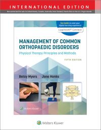 Book Cover for Management of Common Orthopaedic Disorders by Betsy A Myers, June Hanks, Darlene Hertling