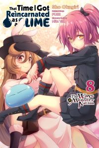 Book Cover for That Time I Got Reincarnated as a Slime. 8 by Sho Okagiri, Fuse
