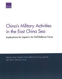 Book Cover for China's Military Activities in the East China Sea by Edmund J Burke, Timothy R Heath, Jeffrey W Hornung, Logan Ma, Lyle J Morris, Michael Chase, Project Air Force US, Rand Corporation