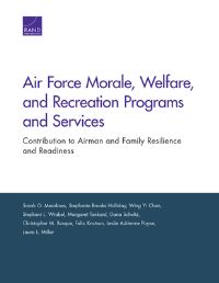 Book Cover for Air Force Morale, Welfare, and Recreation Programs and Services by Sarah O Meadows, Project Air Force US, Rand Corporation, United States Air Force