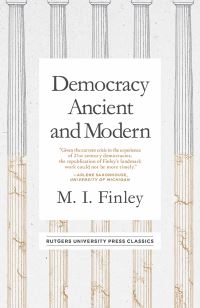 Book Cover for Democracy Ancient and Modern by M I Finley