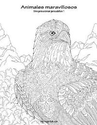 Book Cover for Animales Maravillosos Libro Para Colorear Para Adultos 1 by Nick Snels