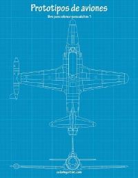 Book Cover for Prototipos De Aviones Libro Para Colorear Para Adultos 1 by Nick Snels