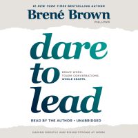 Book Cover for Dare to Lead by Brené Brown
