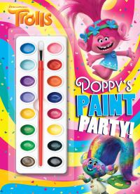 Book Cover for Poppy's Paint Party! (DreamWorks Trolls) by Rachel Chlebowski