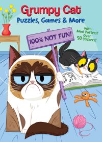 Book Cover for Grumpy Cat Puzzles, Games & More (Grumpy Cat) by Rachel Chlebowski