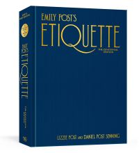 Book Cover for Emily Post's Etiquette by Lizzie Post, Daniel Post Senning, Emily Post