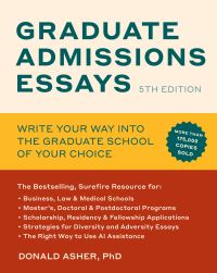 Book Cover for Graduate Admissions Essays by Donald Asher