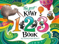 Book Cover for The Great Kiwi 123 Book by Donovan Bixley