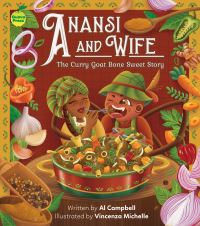 Book Cover for Anansi and Wife by Al Campbell