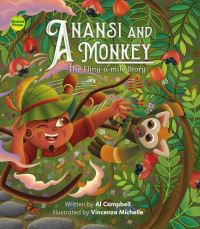 Book Cover for Anansi and Monkey by Al Campbell