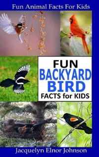 Book Cover for Fun Backyard Bird Facts for Kids by Jacquelyn Elnor Johnson