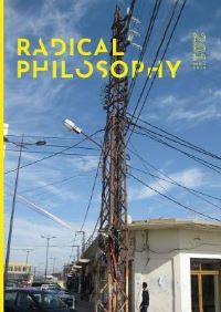 Book Cover for Radical Philosophy 2.01 by Radical Philosophy Collective