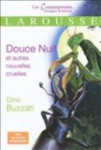 Book Cover for Douce Nuit Et Autres Nouvelles Cruelles by Dino Buzzati