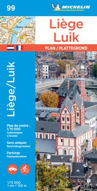 Book Cover for Liege - Michelin City Plan 99 by 