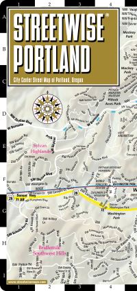 Book Cover for Streetwise Portland Map - Laminated City Center Street Map of Portland, Oregon by 