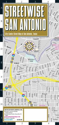 Book Cover for Streetwise Map San Antonio - Laminated City Center Street Map of San Antonio by 