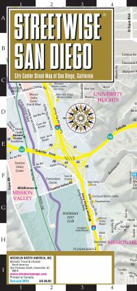 Book Cover for Streetwise Map San Diego- Laminated City Center Street Map of San Diego by 