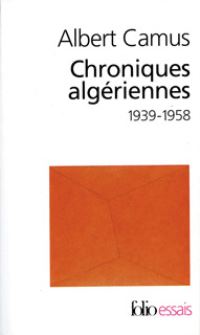 Book Cover for Chroniques Algeriennes, 1939-1958 by Albert Camus