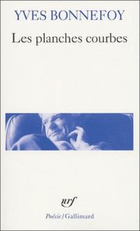 Book Cover for Planches Courbes by Yves Bonnefoy