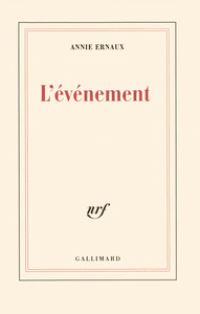 Book Cover for Levenement by Annie Ernaux