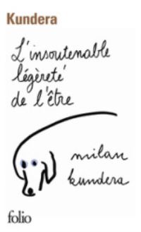 Book Cover for L'insoutenable Legerete De L'etre by Milan Kundera