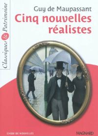 Book Cover for Cinq Nouvelles Realistes by Guy de Maupassant