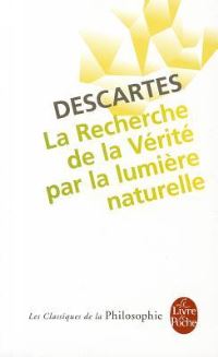 Book Cover for Recherche De La Verite Par La Lumiere Naturelle by Rene Descartes
