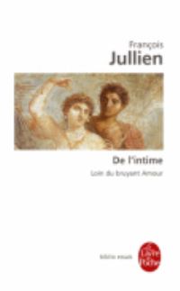 Book Cover for De L'intime by Francois Jullien