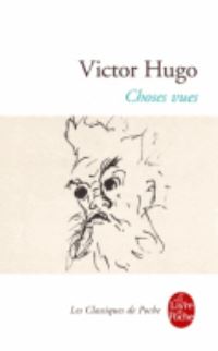 Book Cover for Choses Vues by Victor Hugo