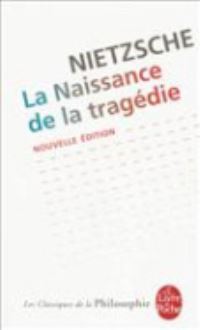 Book Cover for La Naissance De La Tragedie by Friedrich Nietzsche