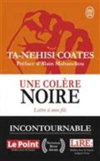 Book Cover for Une Colere Noire by TaNehisi Coates