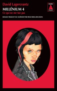 Book Cover for Millenium Tome 4 by David Lagercrantz