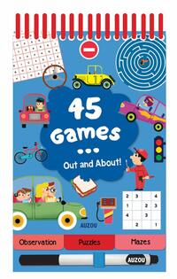 Book Cover for 45 Games... Out and About by Auzou Publishing