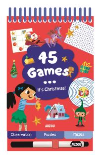 Book Cover for 45 Games at Christmas by Auzou Publishing