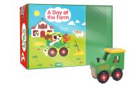 Book Cover for A Day at the Farm by Auzou Publishing