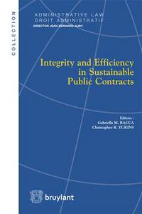 Book Cover for Integrity and Efficiency in Sustainable Public Contracts by Gabriella M Racca, Christopher R Yukins