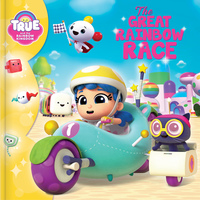 Book Cover for The Great Rainbow Race by Anne Paradis, Guru Animation Studio Ltd