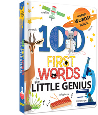 Book Cover for 100 First Words for Little Genius by Anne Paradis